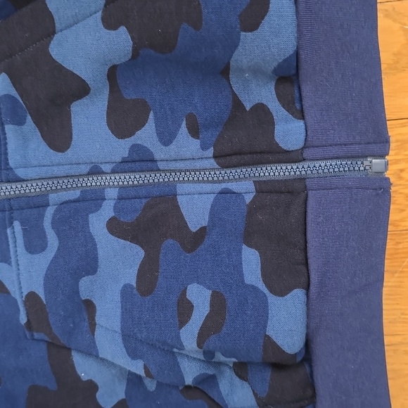 OKIE DOKIE TODDLER BOYS BLUE AND BLACK CAMO ZIPPERED JACKET SIZE 3T - Picture 3 of 10